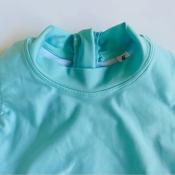 Kyodan | Longline Mock Neck Aqua Bikini NWT L - Picture 4 of 12